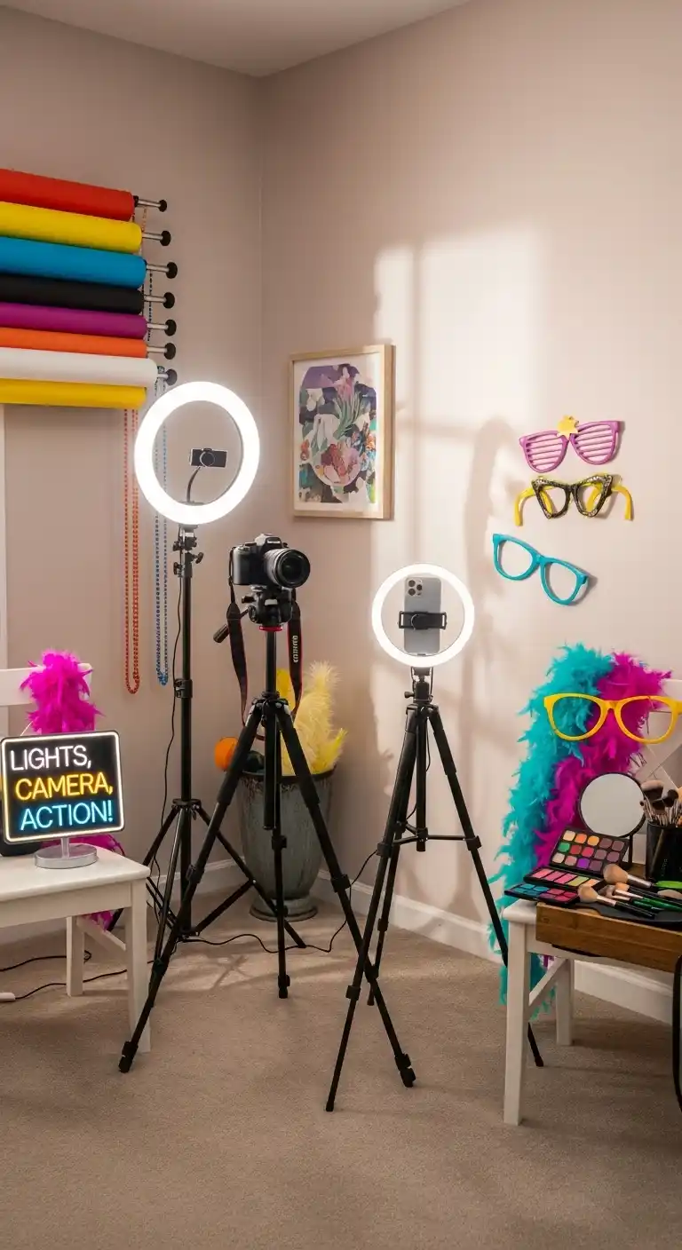 Easy 17th Birthday Party Ideas for Teens 16 12. Photography or TikTok Challenge Party