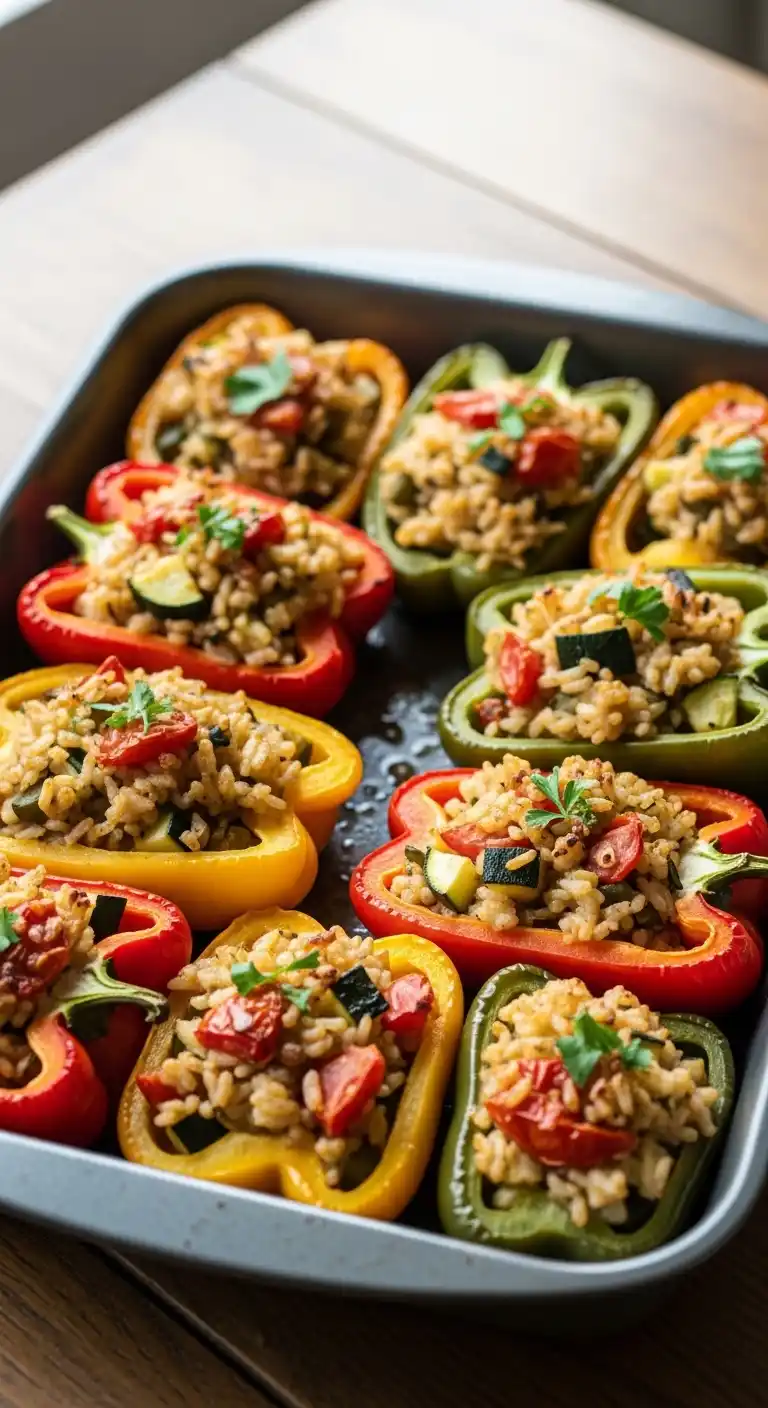 21 Birthday Party Meals That Wow Guests 16 12. Stuffed Bell Peppers