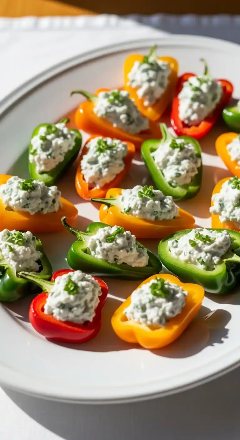 Creative Birthday Party Snack Ideas on a Budget 16 12. Stuffed Mini Peppers