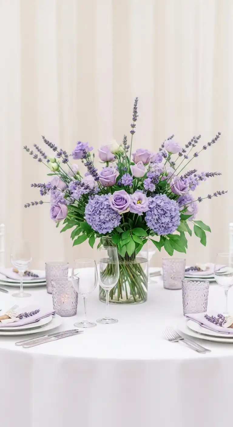 Charming Bridal Shower Floral Theme Ideas for Any Style 17 13. Lavender-Inspired Bridal Shower Floral Theme