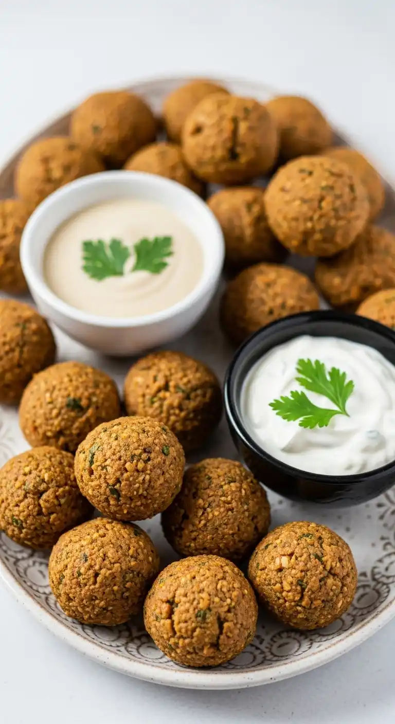 Easy Engagement Party Snacks That Steal the Show 17 13. Mini Falafel Bites