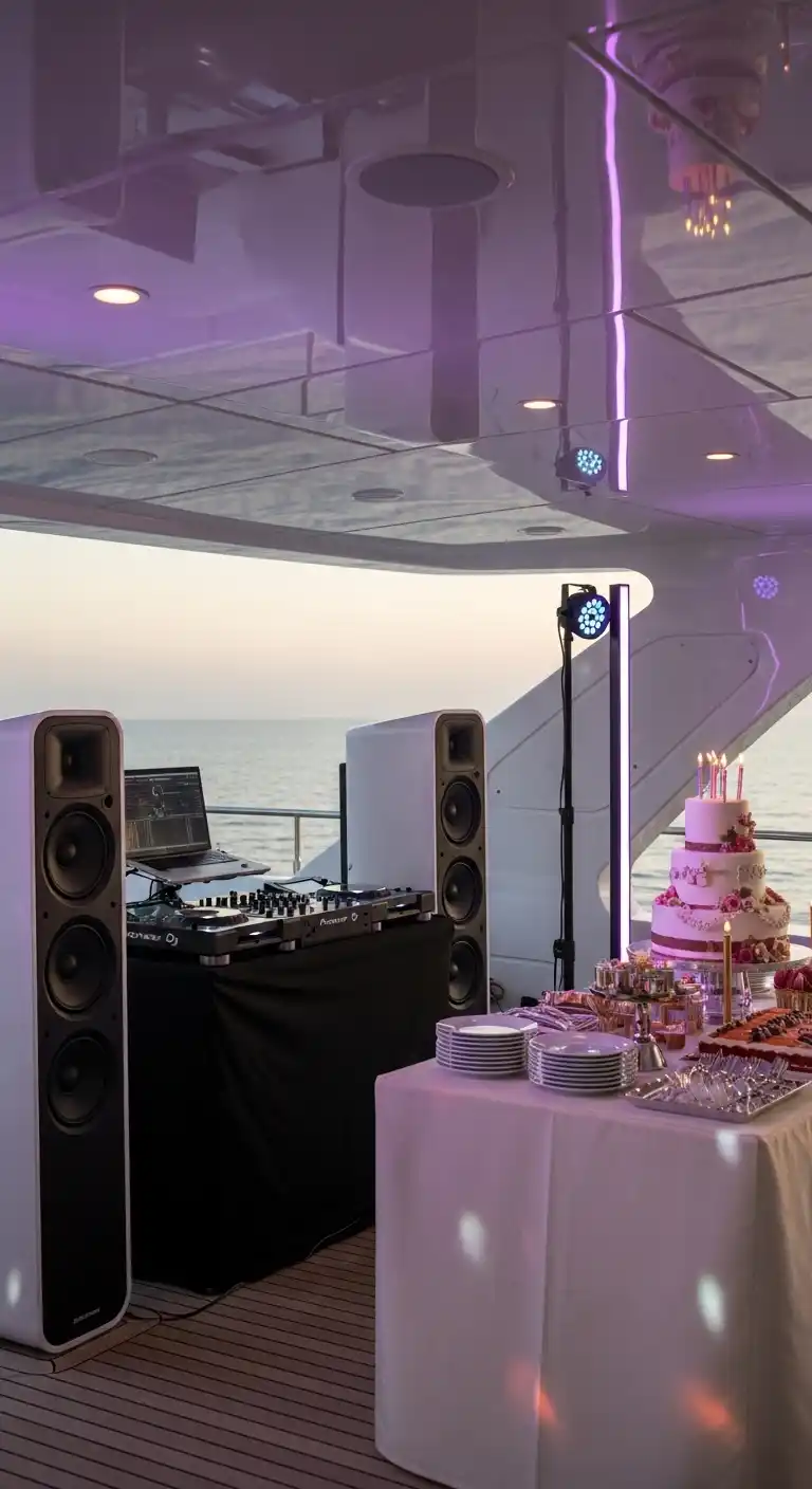Birthday Party Yacht Planning Tips for a Stylish Bash 17 13. Music-Focused Birthday Party Yacht Experience
