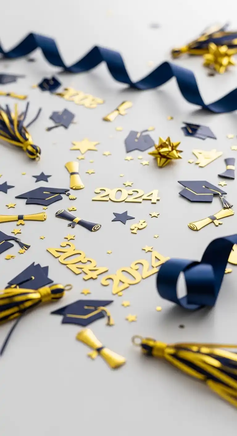 15 Graduation Party Supplies That Make Celebration Easy 17 13. Table Confetti and Decorative Accents