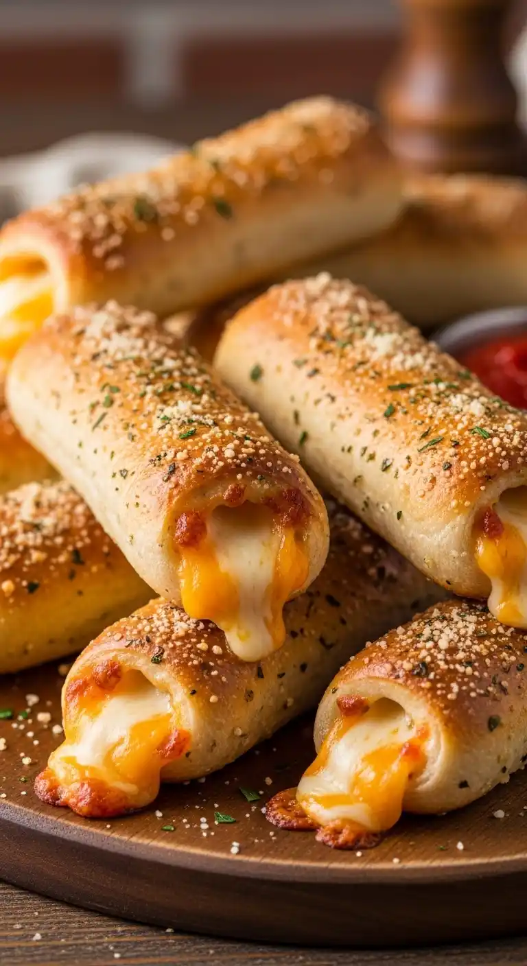 Creative Birthday Party Snack Ideas on a Budget 18 14. Cheese-Stuffed Breadsticks