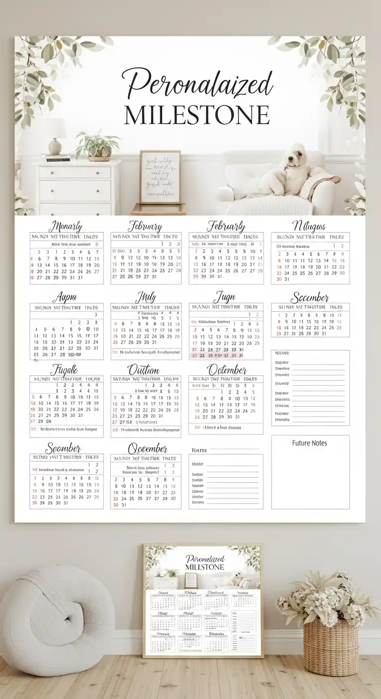 19 Unique Engagement Party Gifts to Impress 18 14. Custom Couple’s Calendar