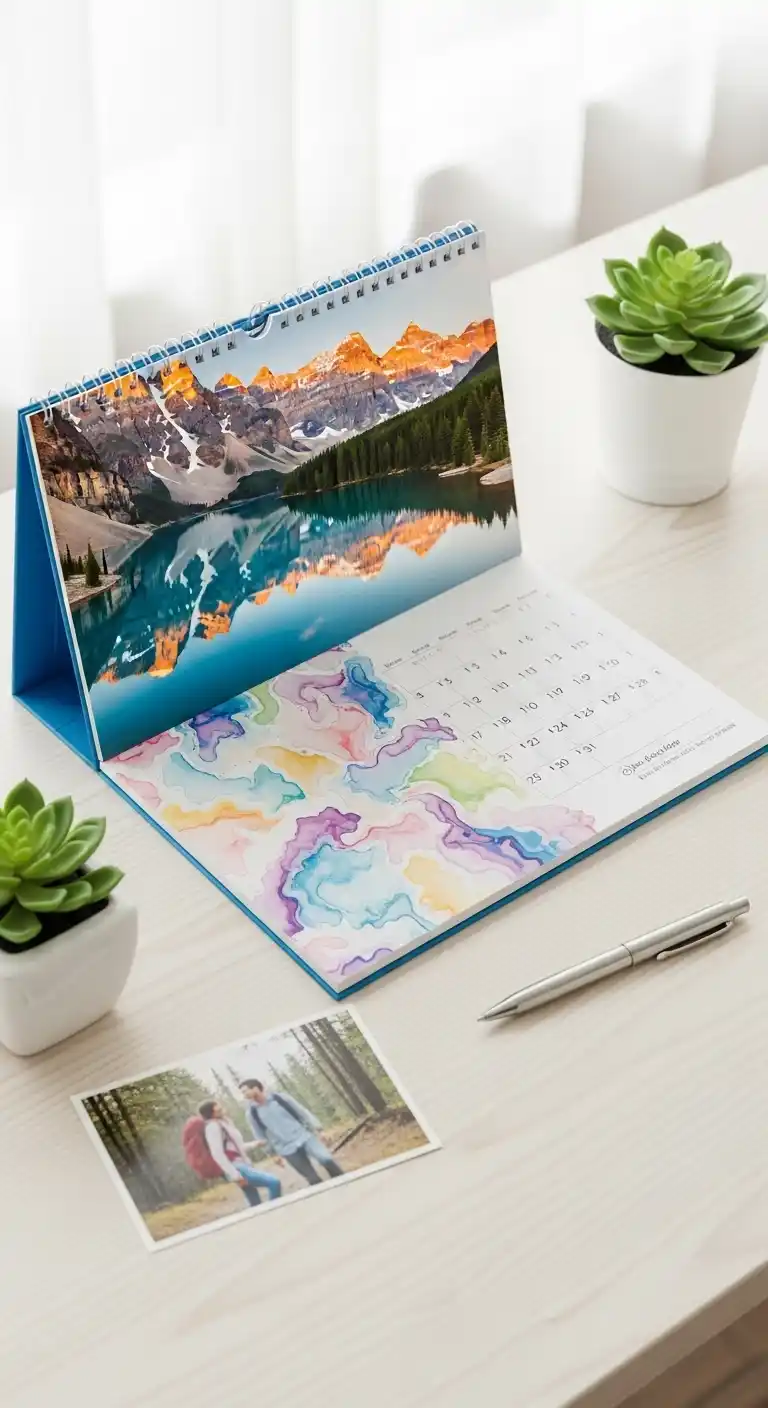 20 Creative Wedding Anniversary Gift Ideas 18 14. Personalized Calendar with Memories