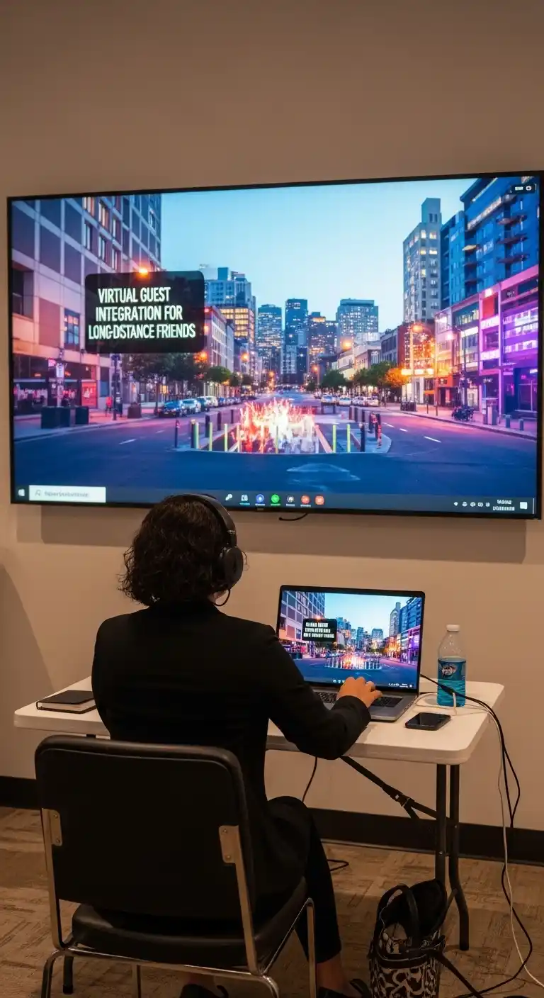 17 Lovely Bridal Shower at Home Ideas 18 14. Virtual Guest Integration for Long-Distance Friends