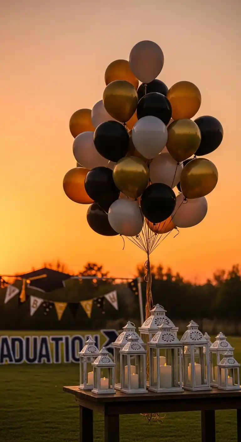 Graduation Party Outdoors: 20 Creative Ideas 19 15. Balloon or Lantern Release Ceremony