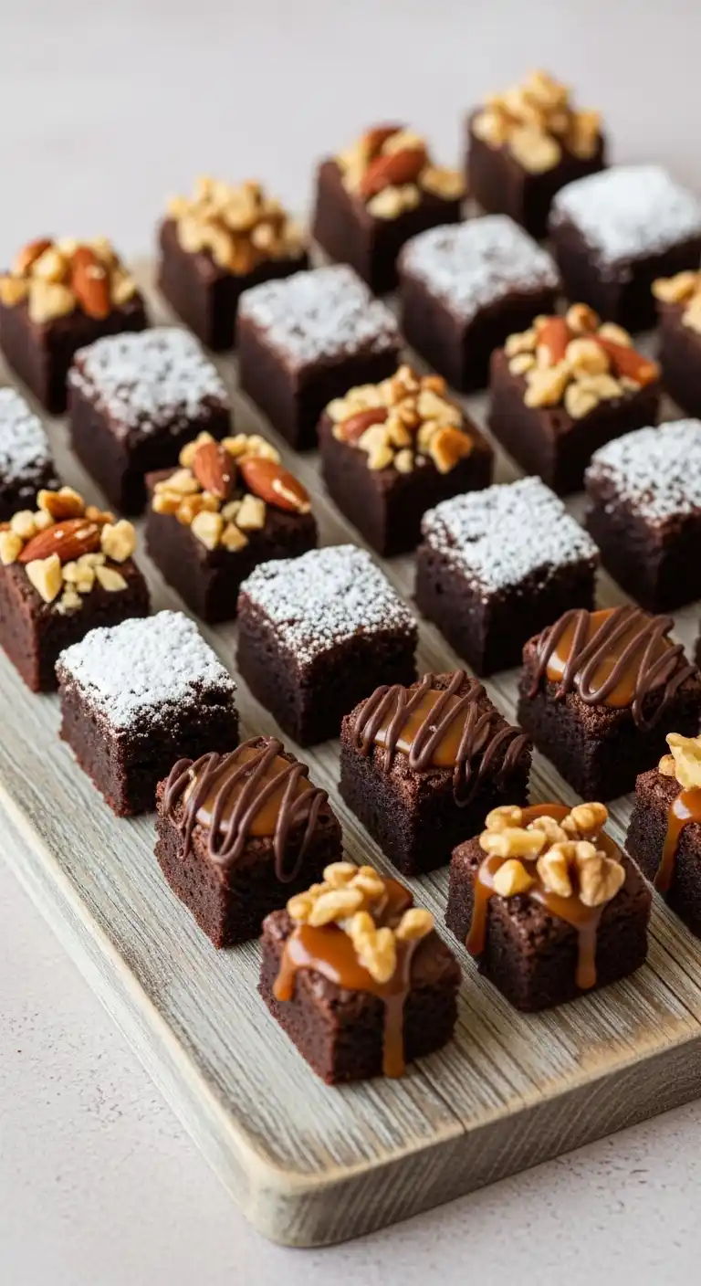 21 Delicious Birthday Party Desserts to Try 19 15. Brownie Bites With Toppings