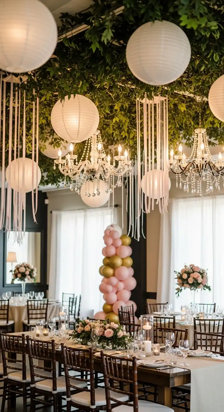 Engagement Party Decorations: 19 Chic Ideas 19 15. Ceiling Decorations
