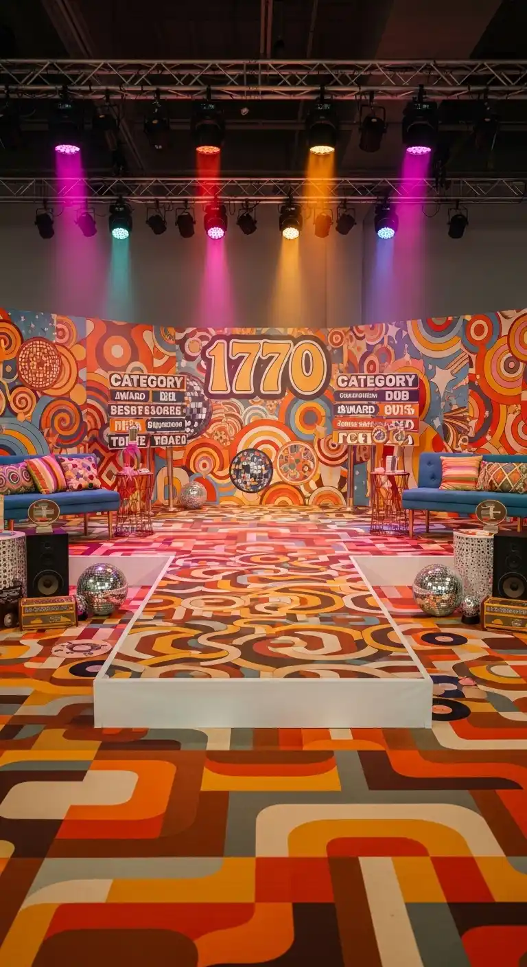 Bridal Shower 70s Theme: 17 Stylish Ideas 19 15. Retro Fashion Runway