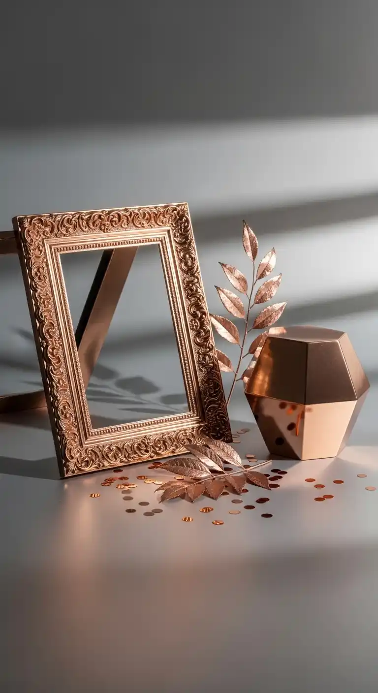 17 Rose Gold Wedding Ideas You’ll Adore 18 15. Rose Gold Wedding Photography Accents for Glamour
