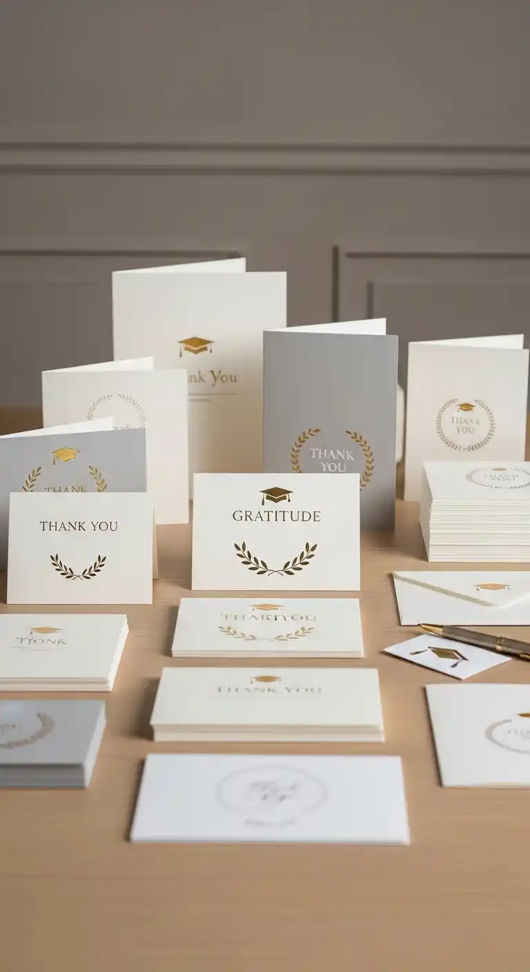 15 Graduation Party Supplies That Make Celebration Easy 19 15. Thank You Cards and Appreciation Notes