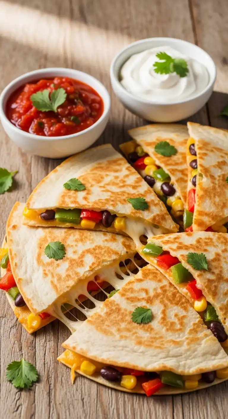 21 Graduation Party Lunch Ideas That Wow Your Crowd 20 16. Cheesy Vegetable Quesadillas