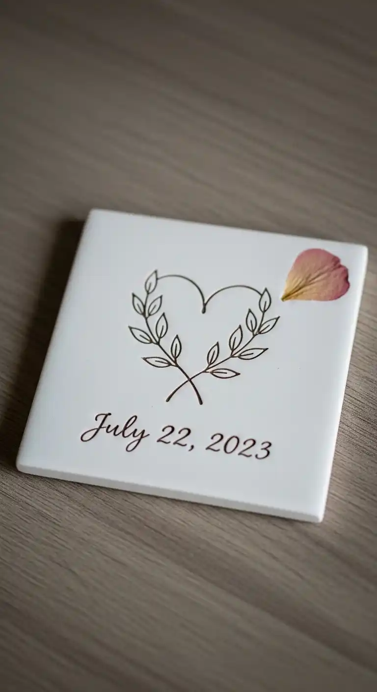 19 Meaningful Bridal Shower Keepsake Ideas 20 16. Customized Decorative Accent With Personal Meaning