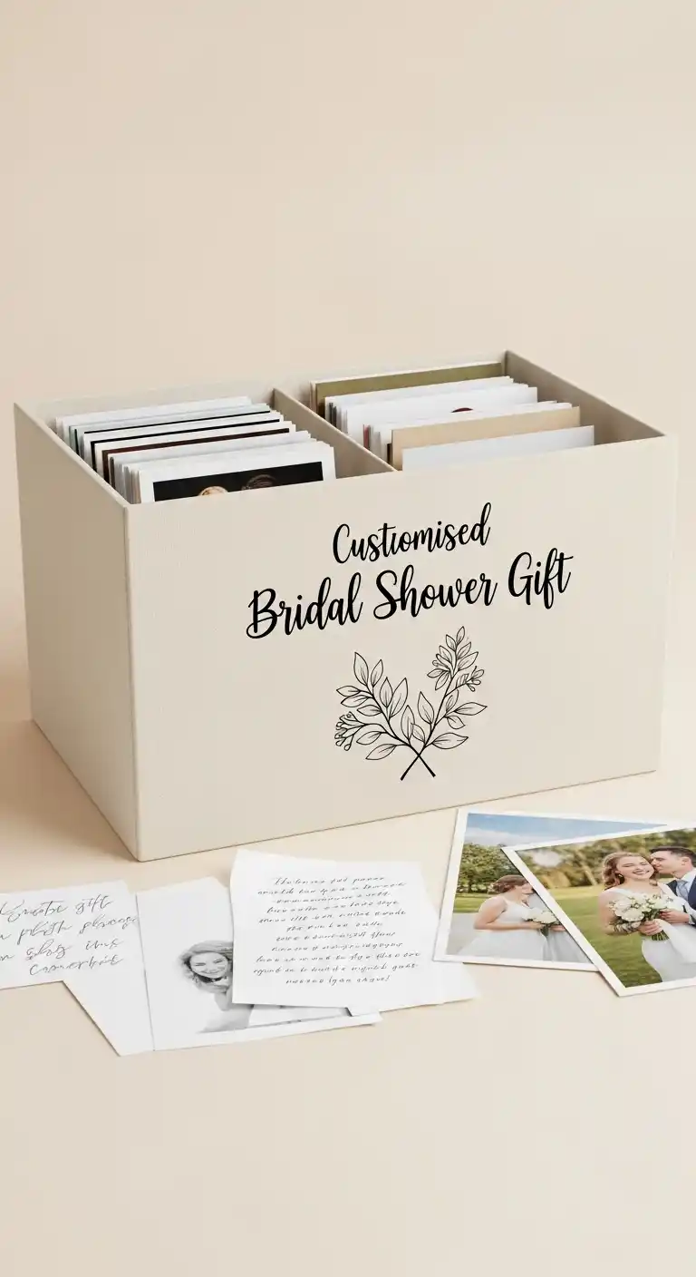 17 Bridal Shower Gifts She’ll Truly Love 20 16. Customized Photo Storage Box