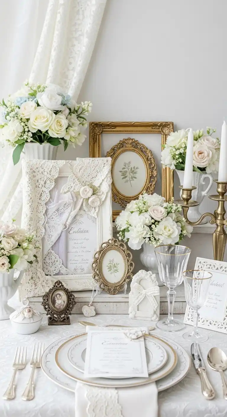 19 Charming Bridal Shower Vintage Theme 20 16. Edwardian Charm