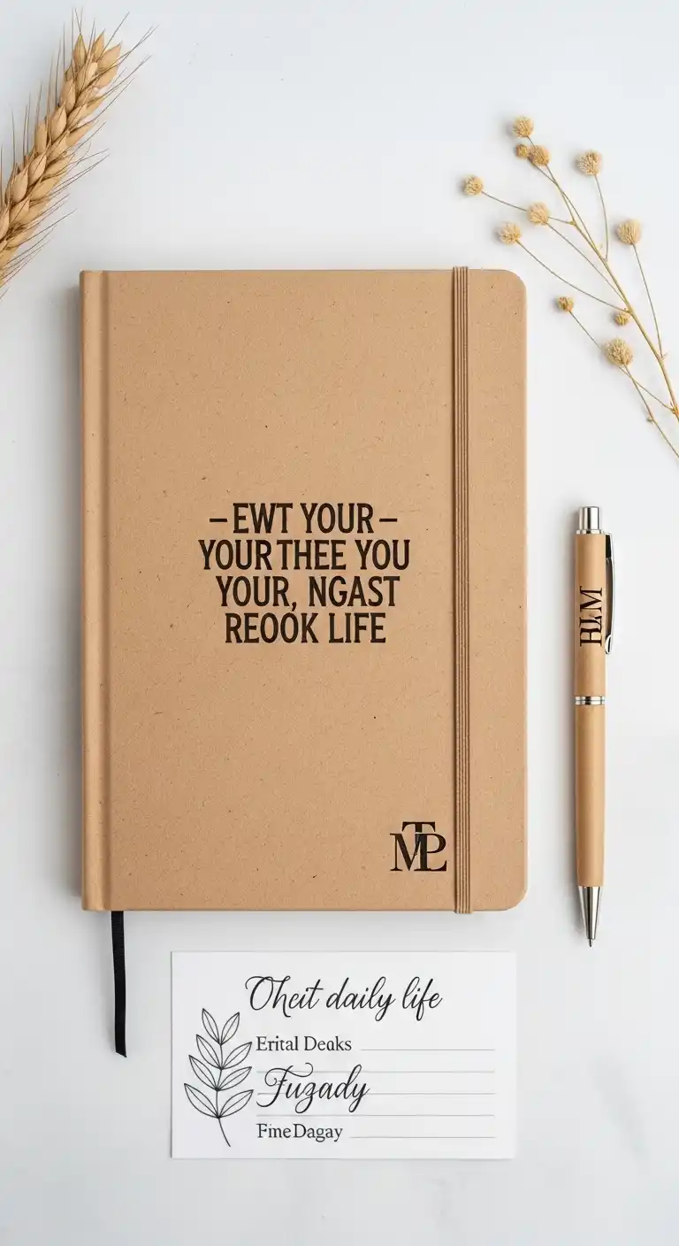 20 Unique Wedding Anniversary Gifts for Husband 20 16. Handcrafted Journal for Personal Thoughts or Work Notes