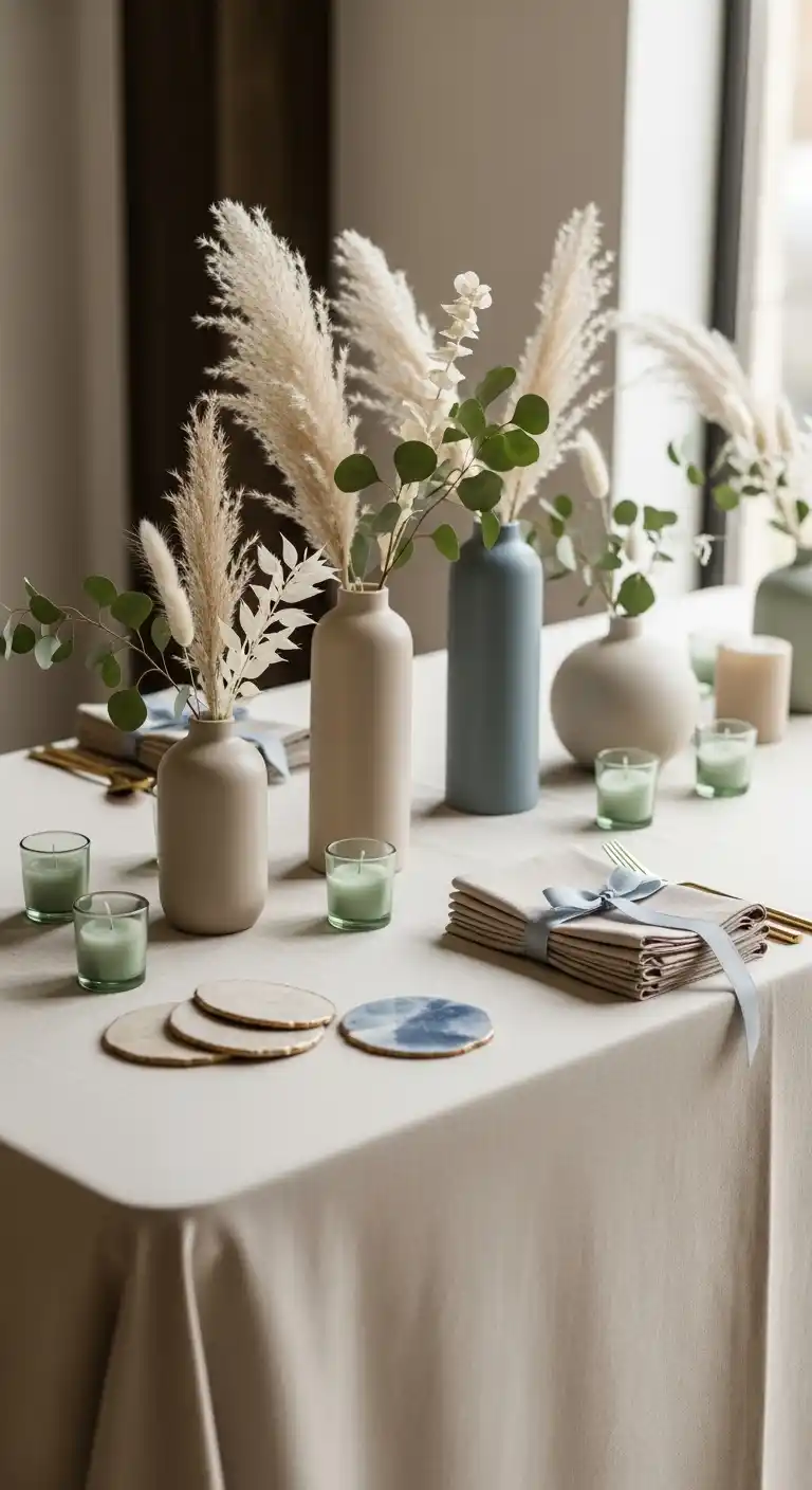 Neutral Wedding Ideas: 19 Elegant Inspirations 19 16. Muted Accent Colors for Pop