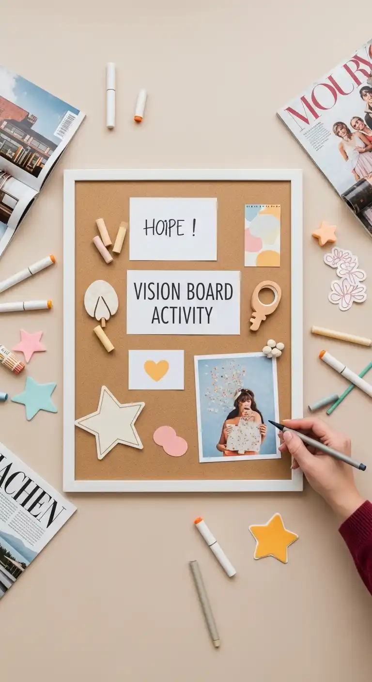 Engagement Party Activities That Make Memories 20 16. Vision Board Activity