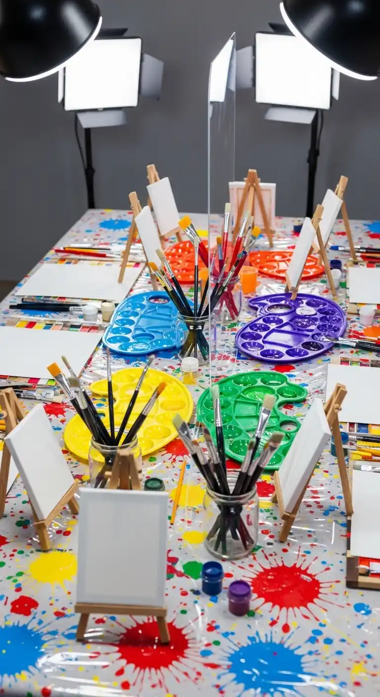 21 Creative Birthday Party Ideas for Teenagers at Home 21 17. Art and Paint Party