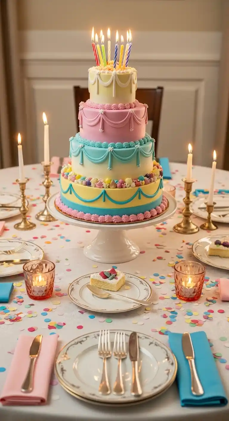 21 Birthday Party Essentials You Can’t Forget 21 17. Cake Cutting Setup