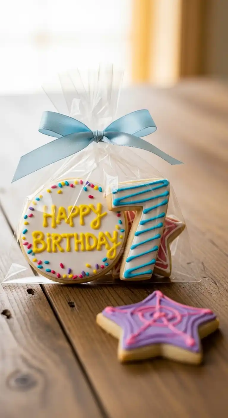 Birthday Party Gift Bag Ideas Kids Will Love 21 17. Custom Cookies or Treat Bags