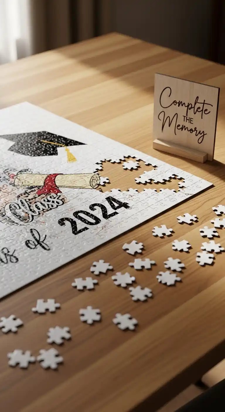 20 Graduation Party Memory Ideas You’ll Treasure 21 17. Graduation Party Memory Ideas with a Memory Puzzle Activity