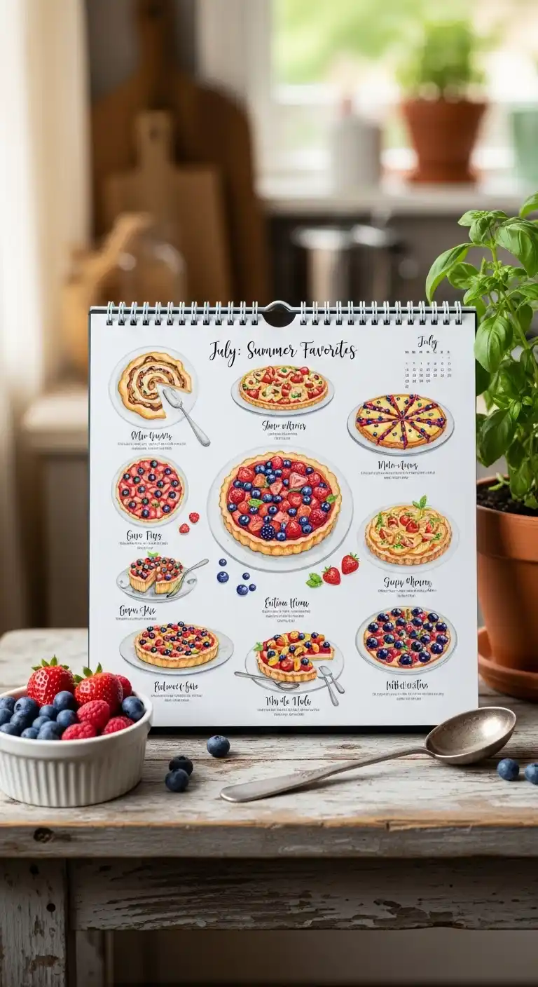 20 Unique Wedding Anniversary Gifts for Parents 21 17. Personalized Calendar of Family Recipes