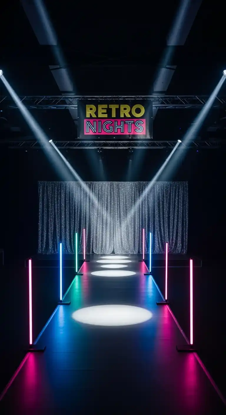 90s Graduation Party Decor That Brings Nostalgia 21 17. Retro Fashion Show