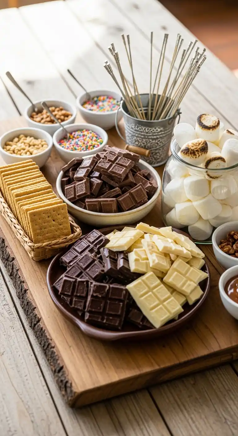 21 Delicious Birthday Party Desserts to Try 21 17. S’mores Bar Station