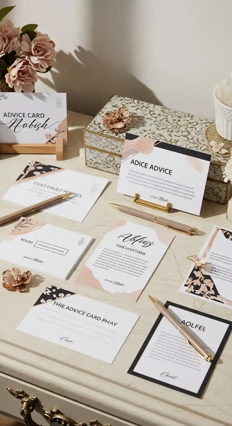 Engagement Party Activities That Make Memories 22 18. Advice Cards