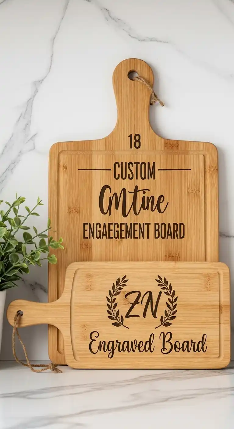 19 Unique Engagement Party Gifts to Impress 22 18. Engraved Cutting Boards