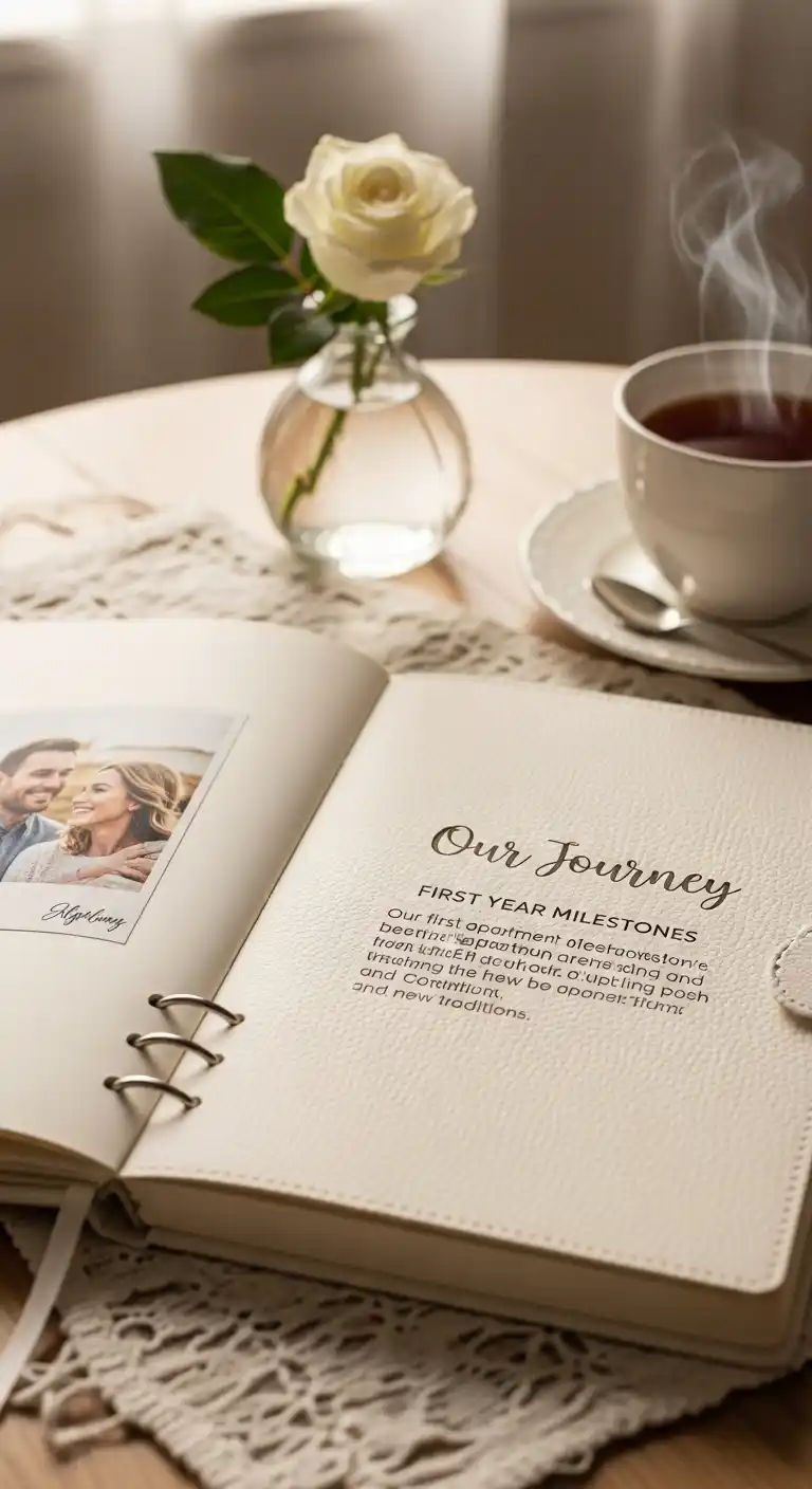 19 Meaningful Bridal Shower Keepsake Ideas 22 18. Personalized Journal for Married Life Reflections