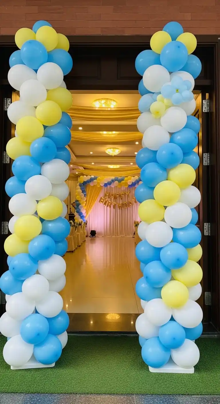 21 Stunning Birthday Party Balloon Decorations on a Budget 23 19. Balloon Towers