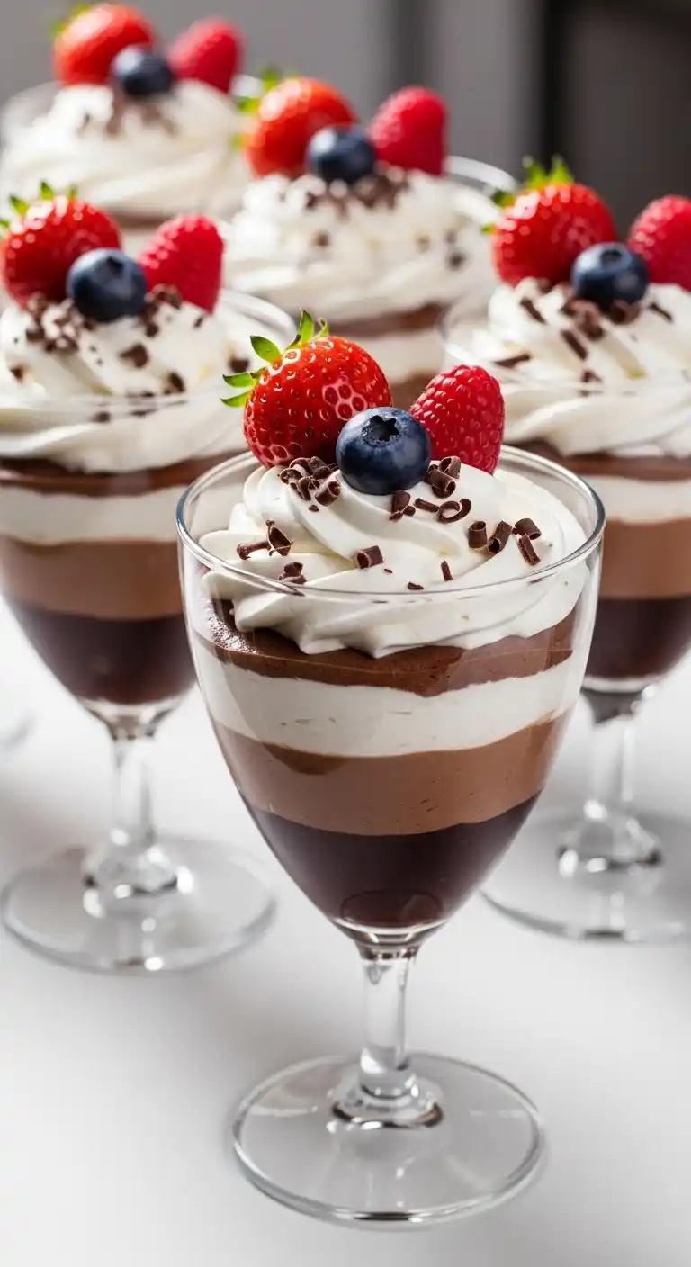 21 Delicious Birthday Party Desserts to Try 23 19. Chocolate Mousse Parfaits