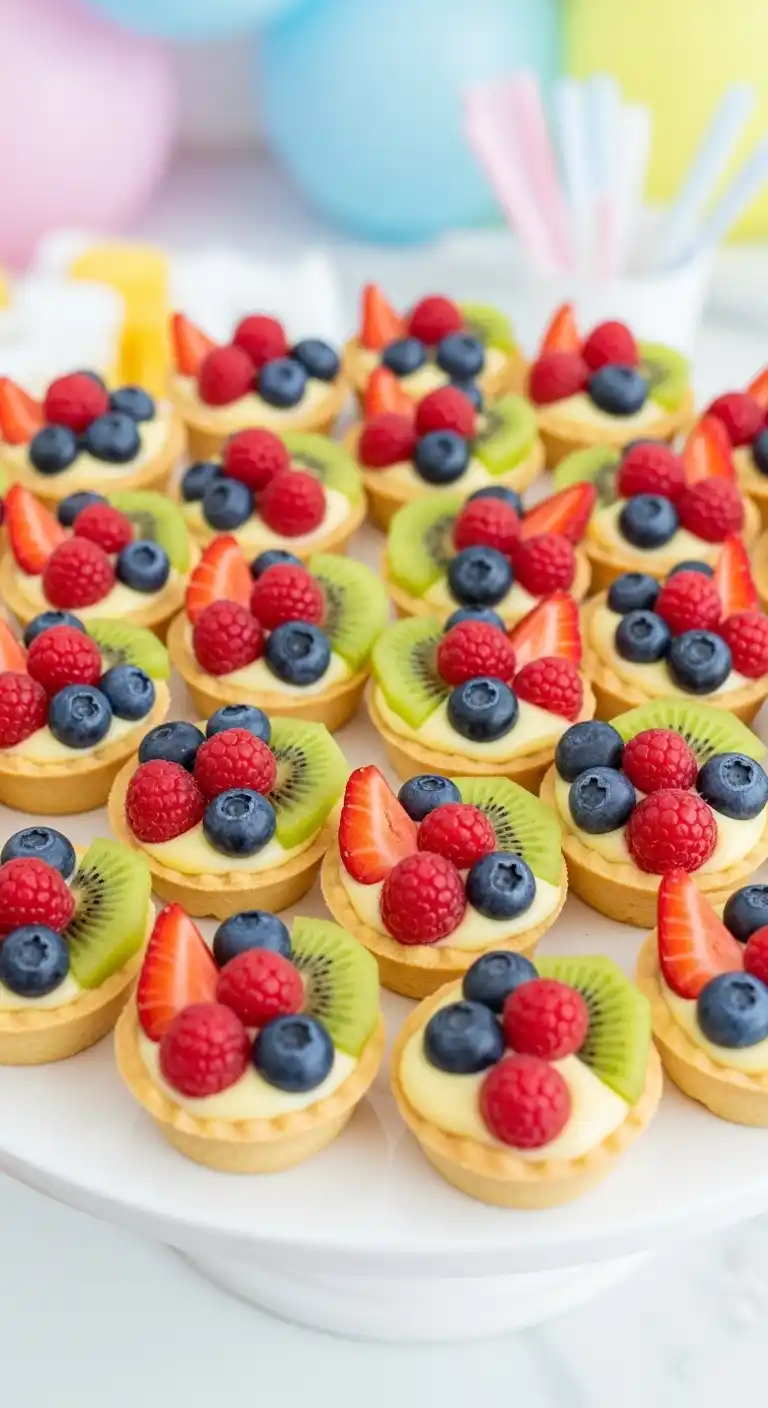 Creative Birthday Party Snack Ideas on a Budget 23 19. Mini Fruit Tarts