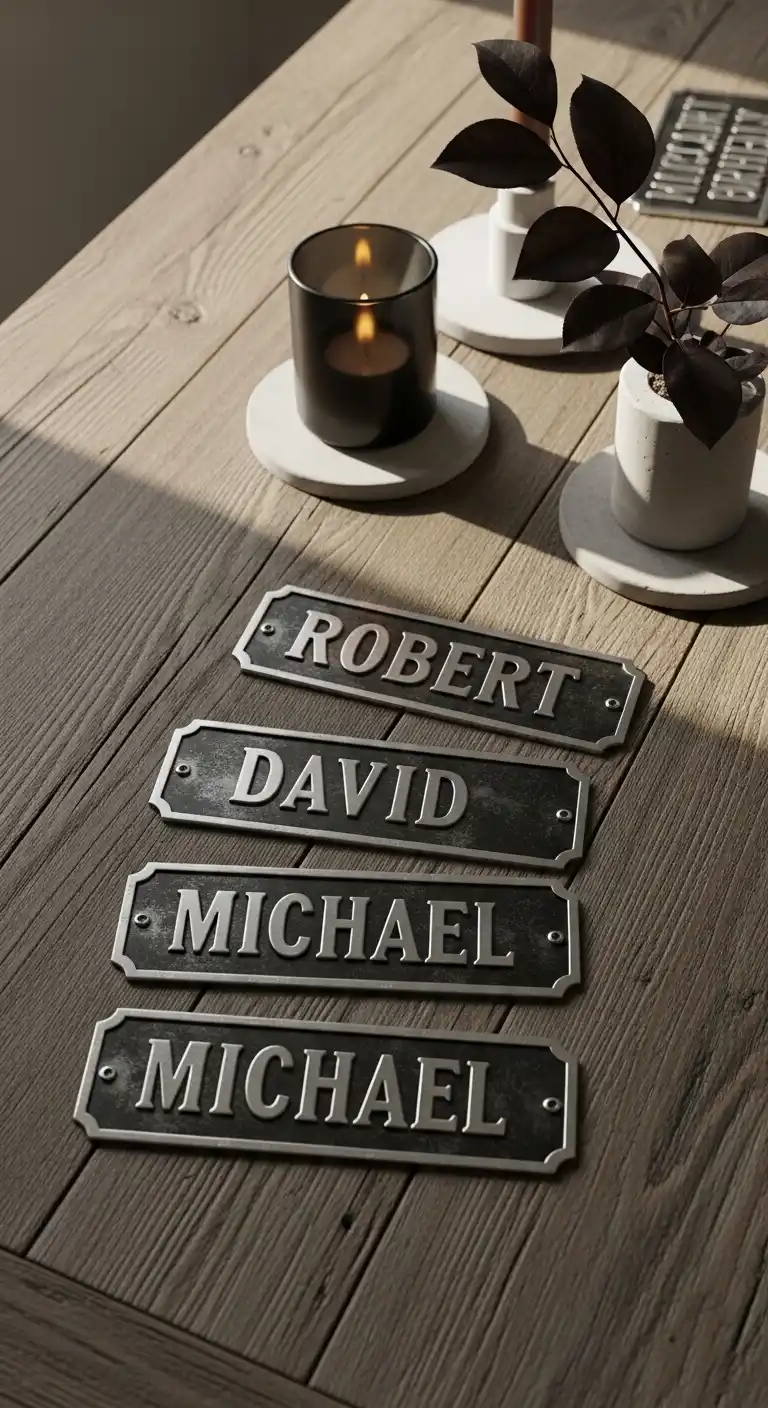 Birthday Party Decorations for Men: 21 Stylish Ideas 23 19. Personalized Signage and Nameplates