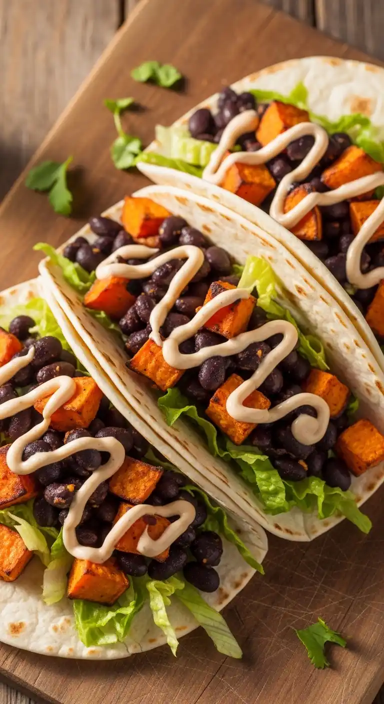 21 Graduation Party Lunch Ideas That Wow Your Crowd 23 19. Sweet Potato and Black Bean Tacos
