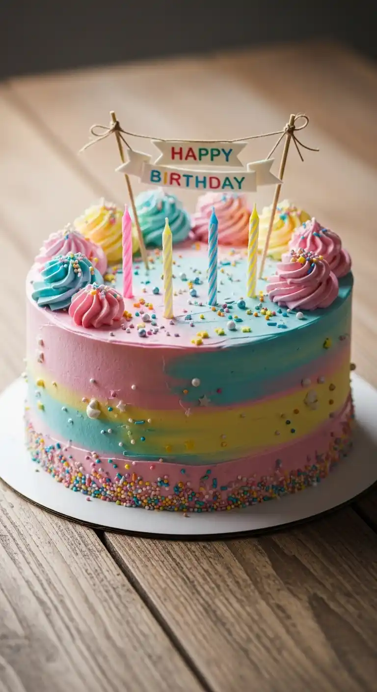 21 Birthday Party Essentials You Can’t Forget 6 2. Customizable Birthday Cake