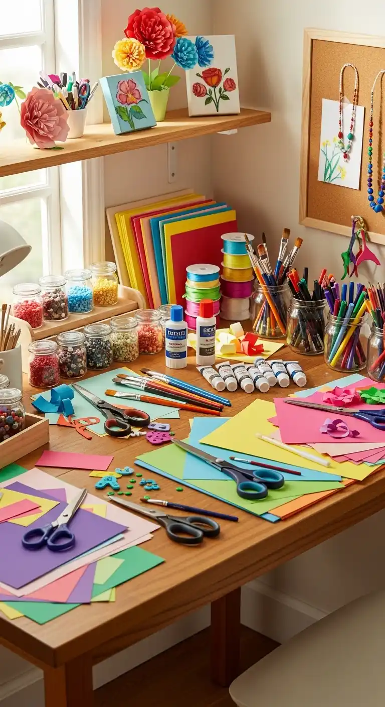 21 Fun Birthday Party Activities for All Ages 5 2. DIY Craft Station