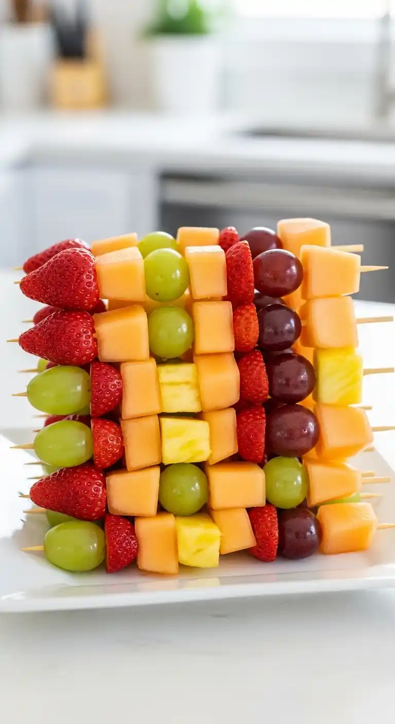 19 Fun Birthday Party Food Ideas Everyone Will Love 6 2. Fruit Kabobs