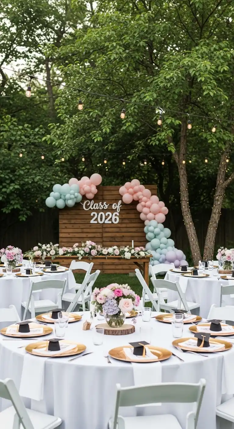 Graduation Party Outdoors: 20 Creative Ideas 6 2. Garden Graduation Celebration