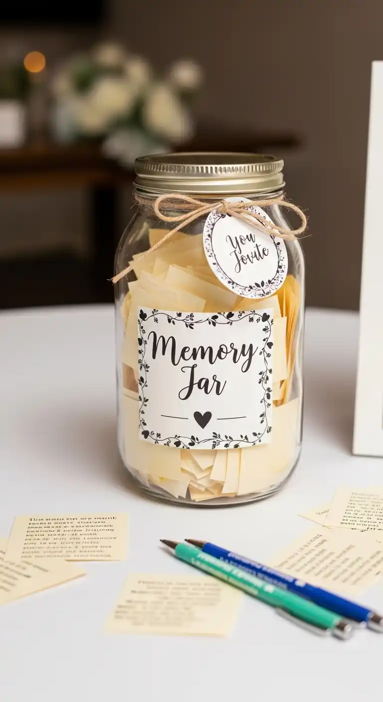 Engagement Party Activities That Make Memories 6 2. Memory Jar