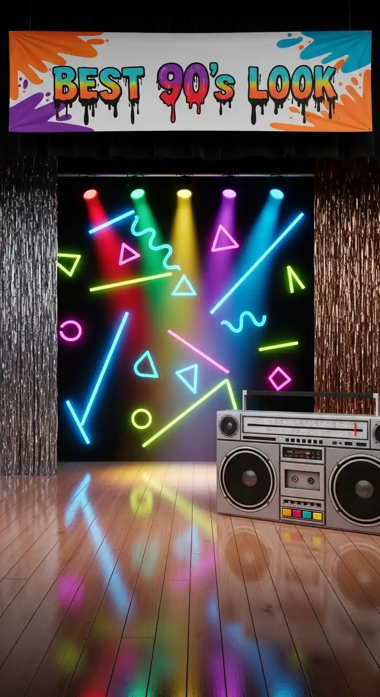 90s Graduation Party Decor That Brings Nostalgia 6 2. Retro Costume Contest