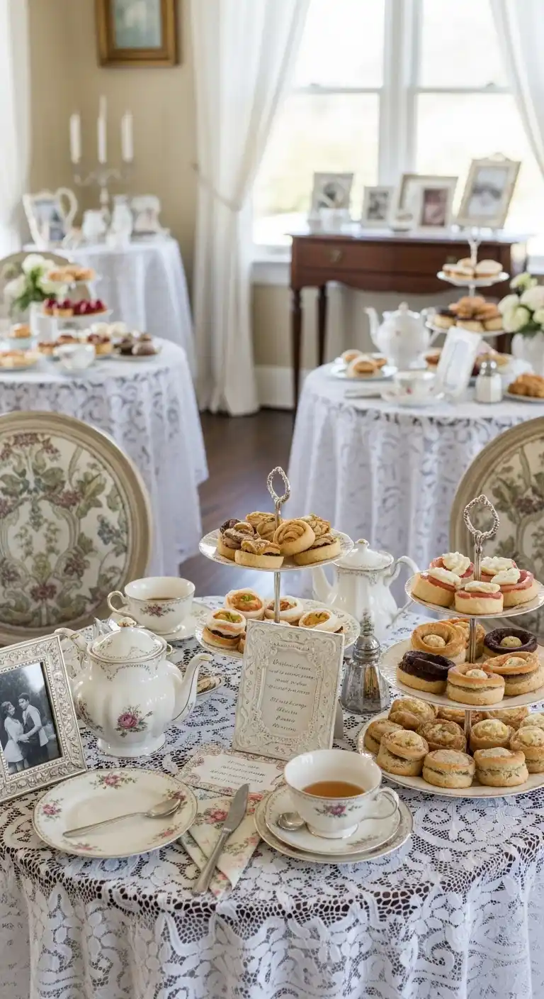 19 Engagement Party Themes You’ll Absolutely Love 6 2. Vintage Tea Party