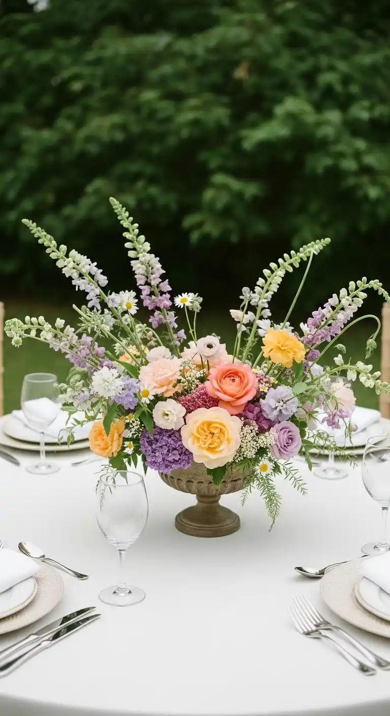 Charming Bridal Shower Floral Theme Ideas for Any Style 6 2. Wildflower-Inspired Bridal Shower Floral Theme
