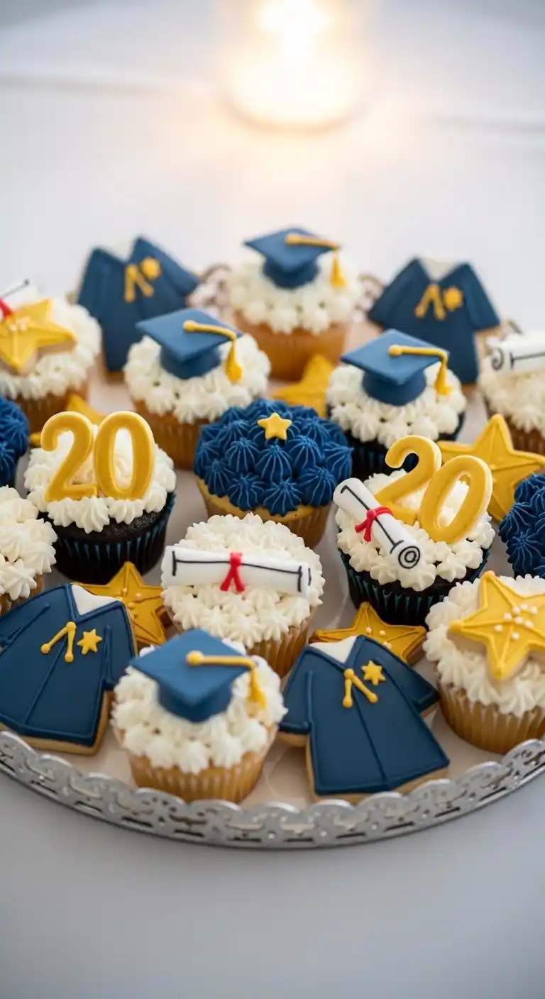 21 Stylish Graduation Party Table Centerpieces 24 20. Edible Centerpieces