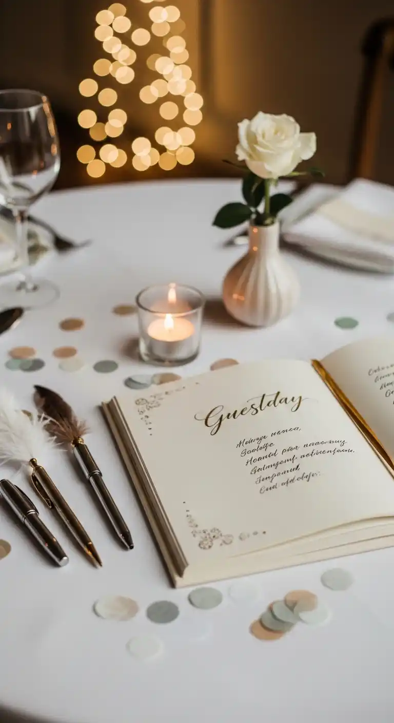 Birthday Party Table Decorations: 19 Fun Ideas 24 20. Interactive Guest Books or Messages