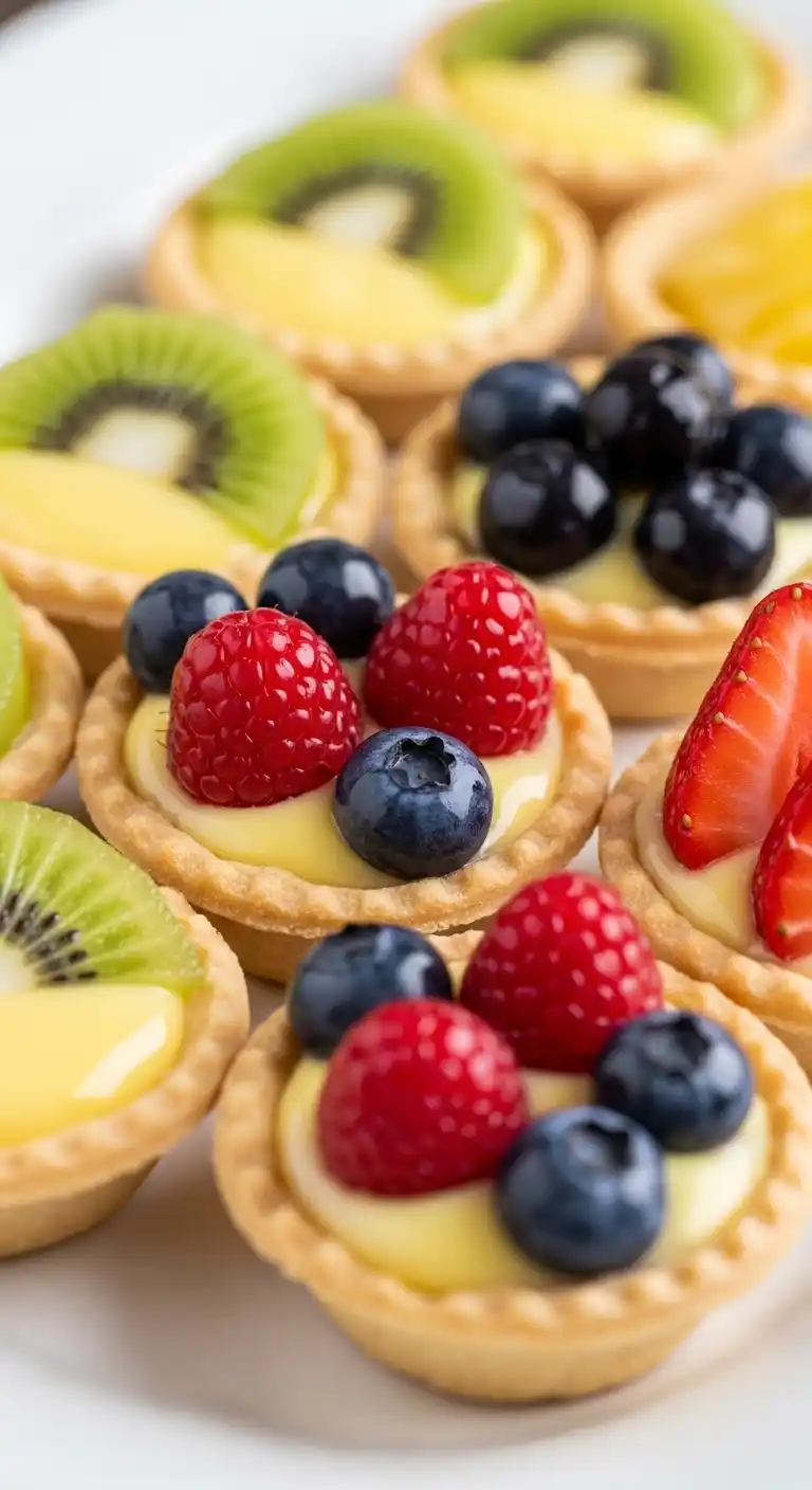 21 Delicious Birthday Party Desserts to Try 24 20. Mini Tartlets With Custard or Fruit